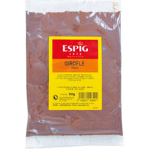 CLOU DE GIROFLE MOULU ESPIG - 50 g