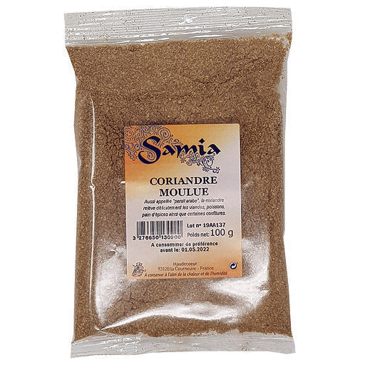 CORIANDRE MOULU SAMIA  - 100 g