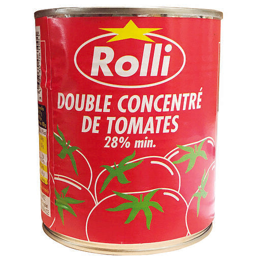 DOUBLE TOMATE CONCENTRE ROLLI 4sur4 880G (X12) - 880 g