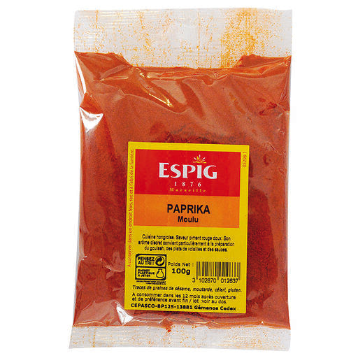 PAPRIKA MOULU ESPIG 100G (X20) - 100 g